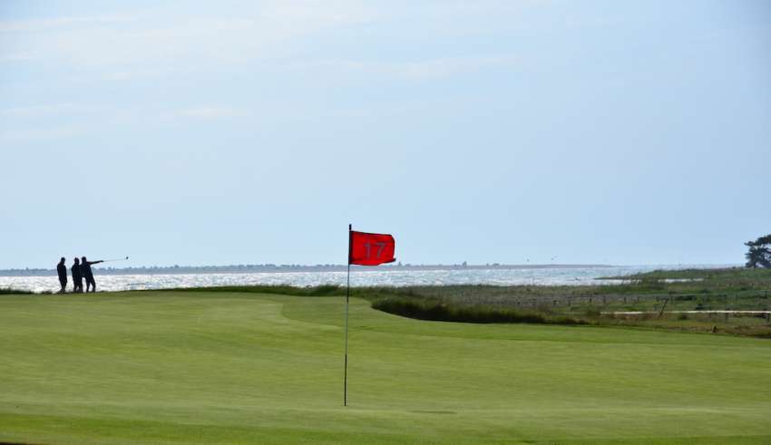 Visby Golfklubb, hål 17