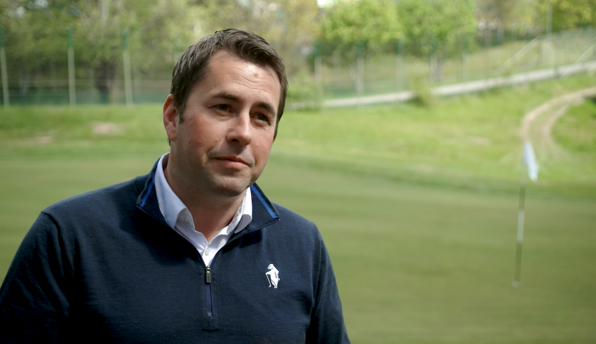 Christian Lundin på Stockholms Golfklubb