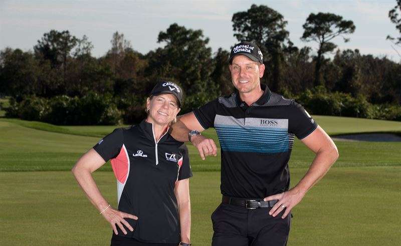 Annika Sörenstam och Henrik Stenson Scandinavian Mixed