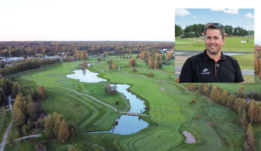 Christian Lundin bygger om Gävle Golfklubb.