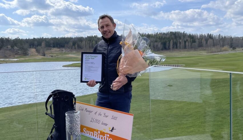 Andreas Ljunggren, klubbchef på Österåkers Golfklubb.