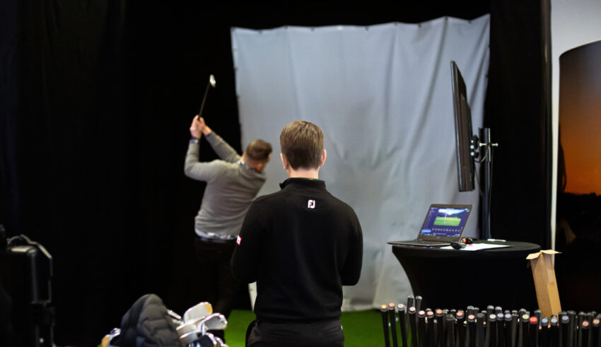 testa golfutrustning på Scandinavian Golf Fair