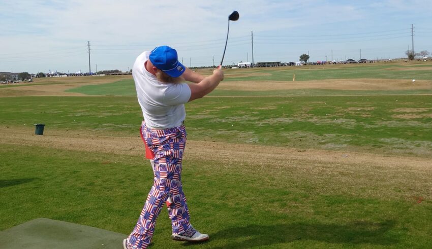Hjälpmedel golfsving träning app